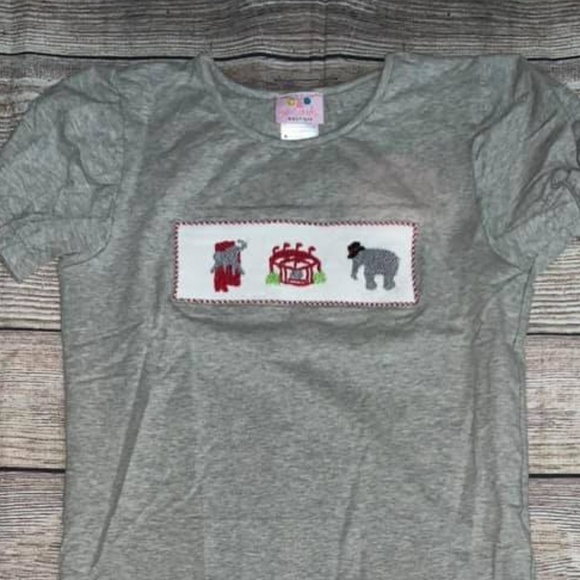 Smocked Shirt and Shorts Football Set - Picture 2 of 3